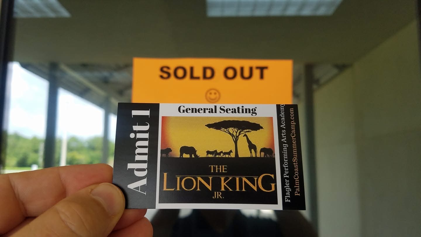 The Lion King Jr. 2019 production